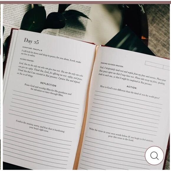 The Daily Grace Co Scripture for Anxiety Journal & Verse Finders Bible Index Tab - Picture 4 of 9